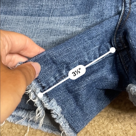 J. Crew high rise denim shorts size 25 - Picture 7 of 7